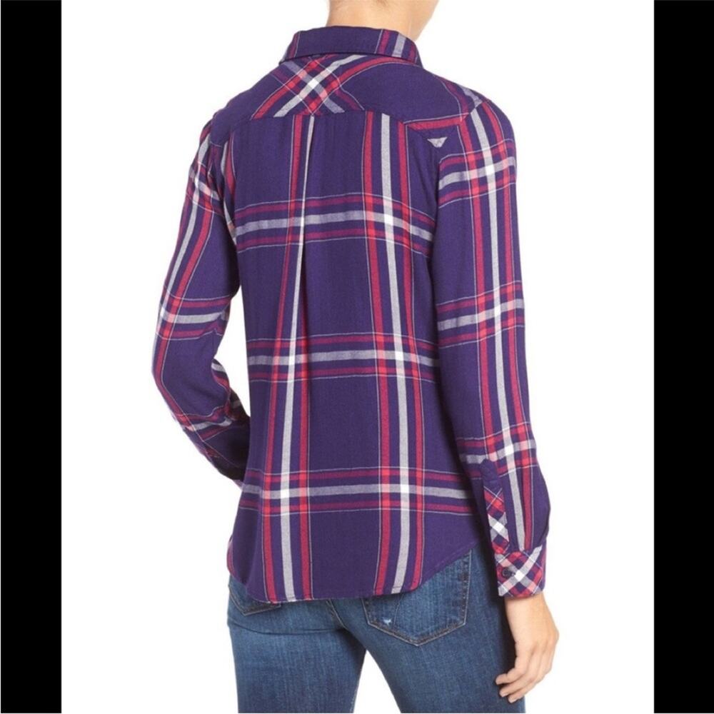 Rails Plaid Button Down Top - image 2